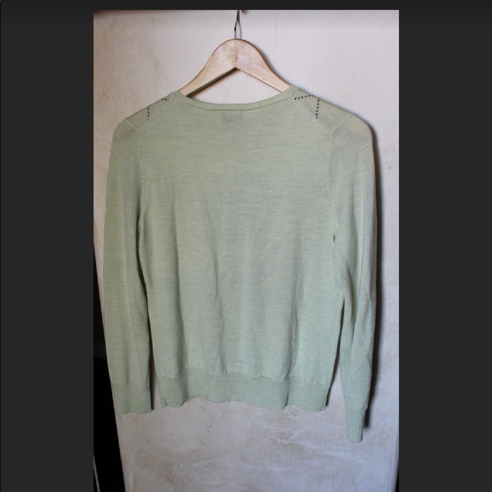 Talbots merino wool lightweight button sweater